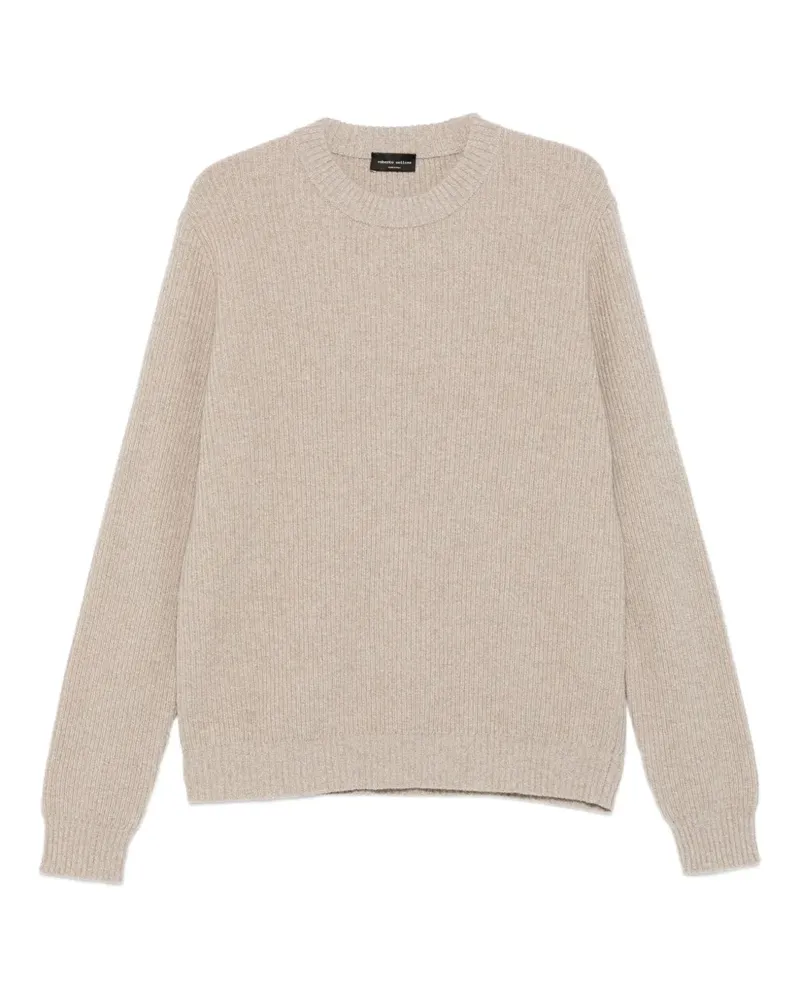 Roberto Collina Gerippter Pullover - Nude Nude