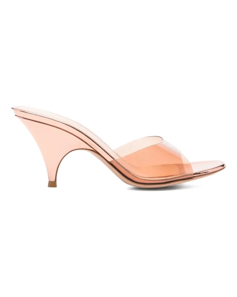 Gianvito Rossi Sofia Mules 70mm - Orange Orange