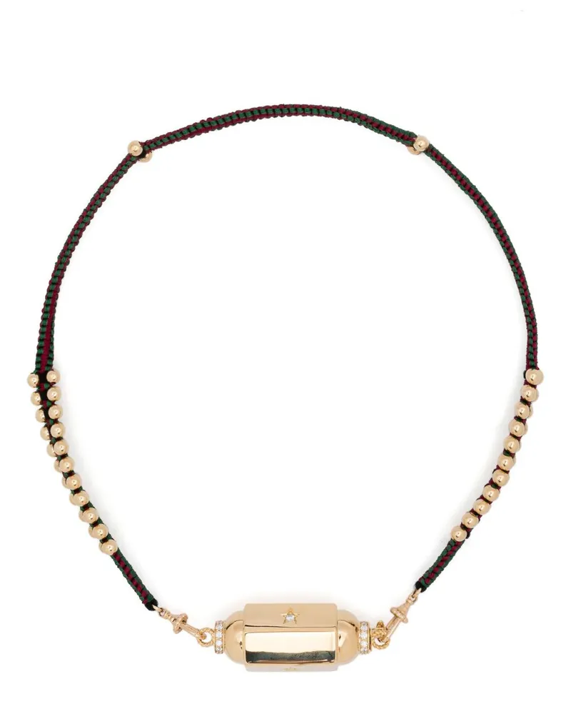 Marie Lichtenberg 18kt Jumbo Gelbgoldhalskette mit Medaillon Gold
