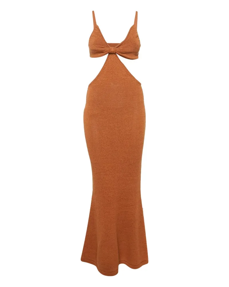 Cult Gaia cut-out midi dress - Braun Braun