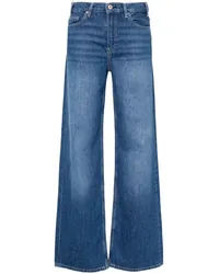 Adriano Goldschmied Halbhohe Wide-Leg-Jeans Blau