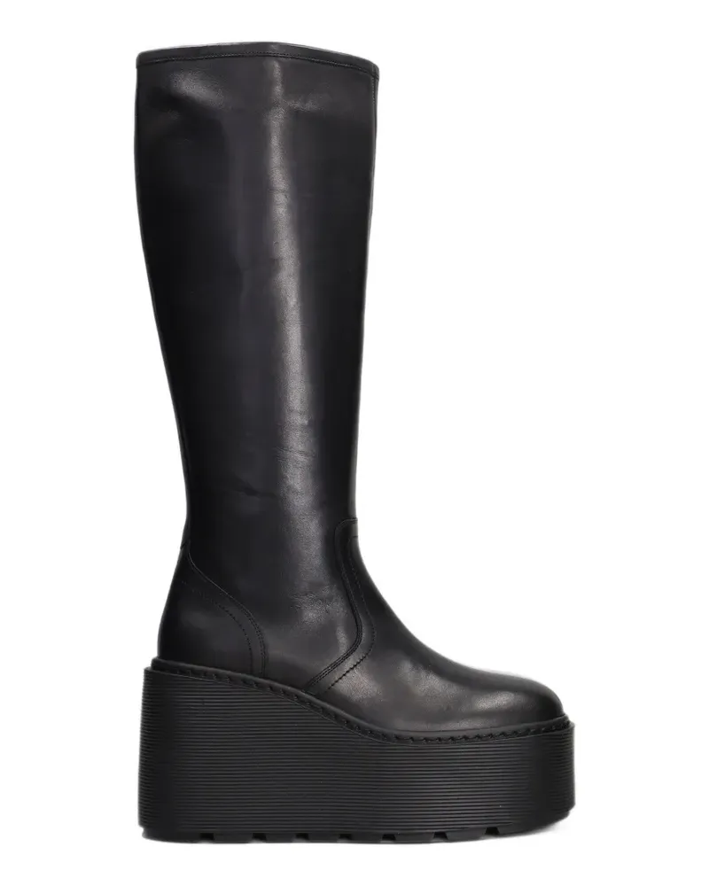 Vic Matié platform wedge-heel boots - Schwarz Schwarz