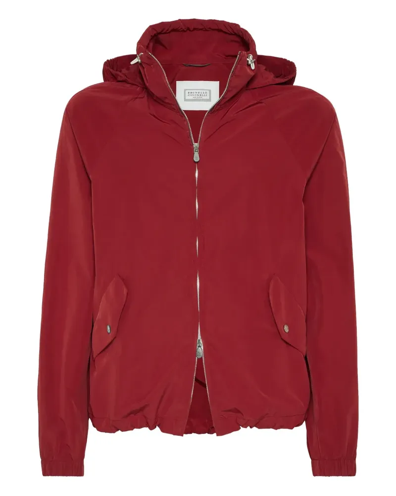 Brunello Cucinelli Wasserabweisende Jacke - Rot Rot