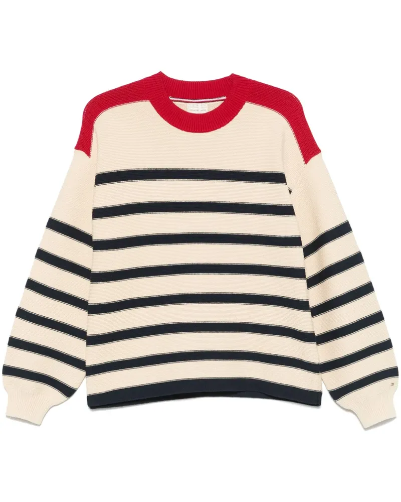 Tommy Hilfiger x Sofia Richie Grainge Pullover mit Breton-Streifen - Nude Nude