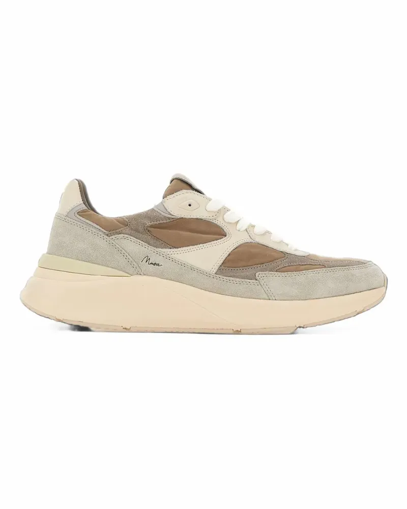 D.A.T.E. Musa panelled sneakers - Nude Nude