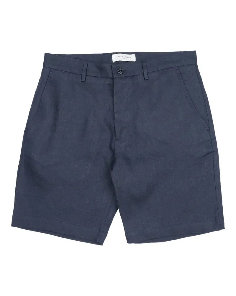 Brooksfield front-pocket shorts - Blau Blau
