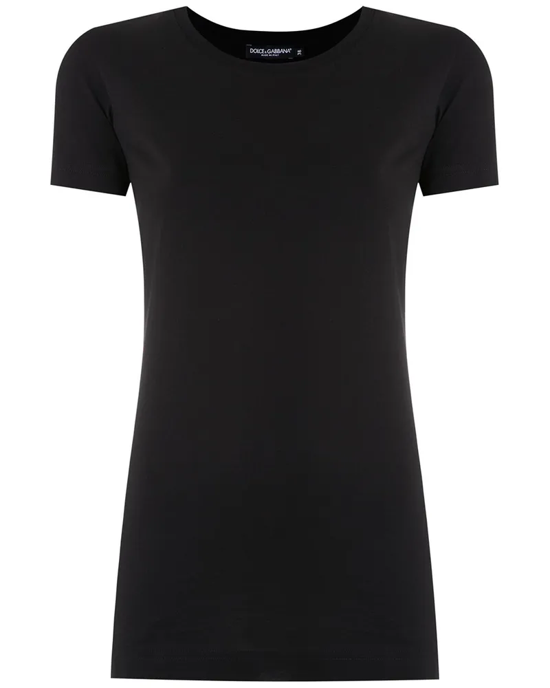 Dolce & Gabbana Klassisches T-Shirt - Schwarz Schwarz
