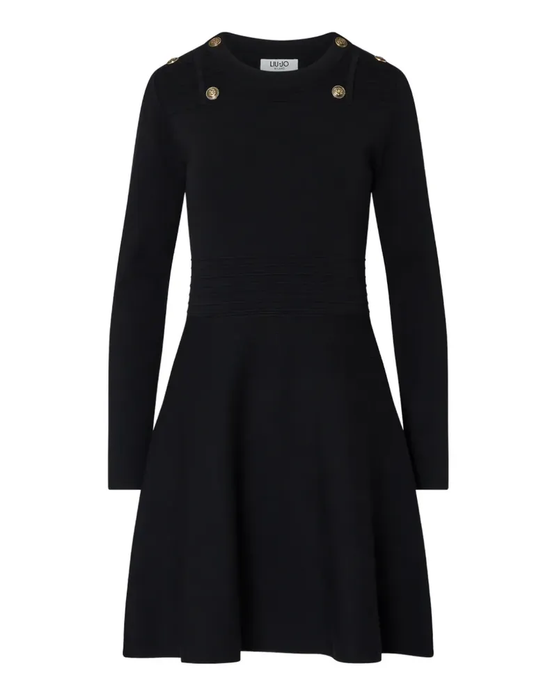 Liu Jo Gestricktes Kleid - Schwarz Schwarz