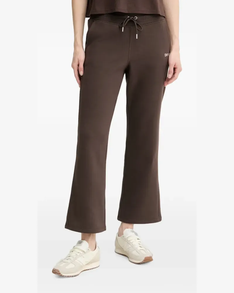 DKNY logo-plaque drawstring track pants - Braun Braun
