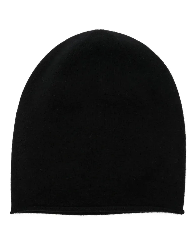 Liska Beanie aus Kaschmir - Schwarz Schwarz