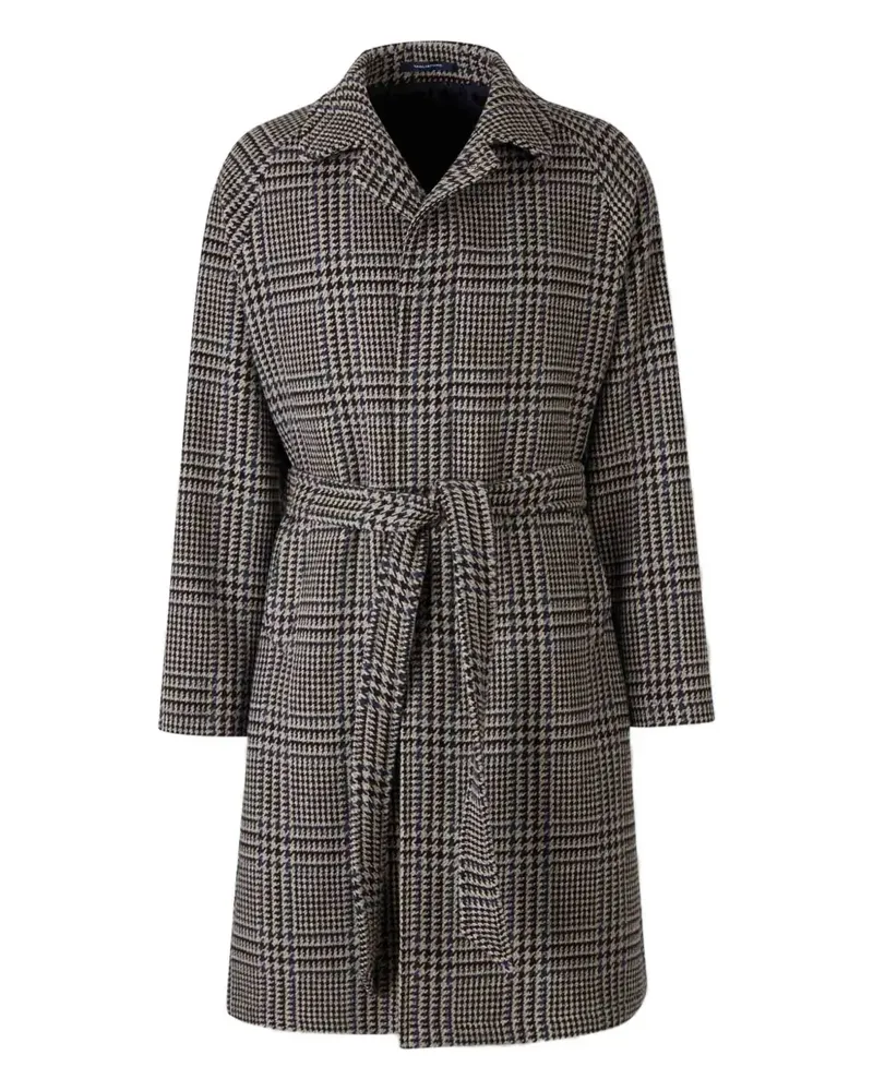 Tagliatore notched-collar wool coat - Grau Grau