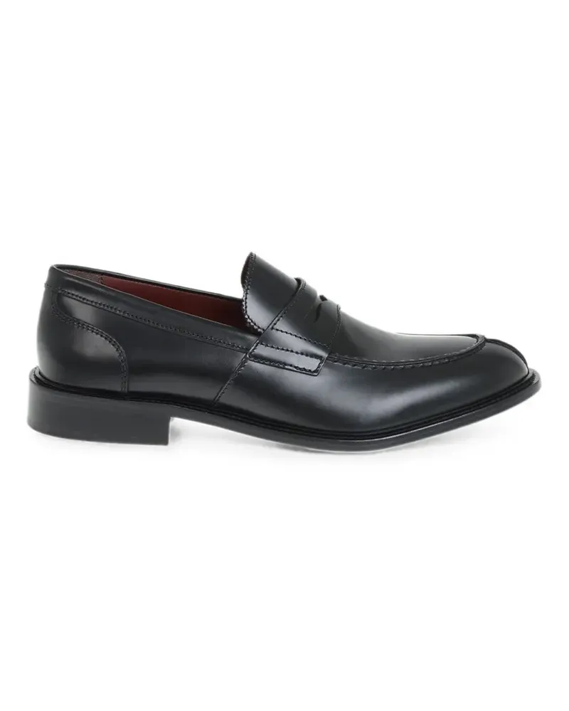 Corneliani penny-slot leather loafers - Schwarz Schwarz