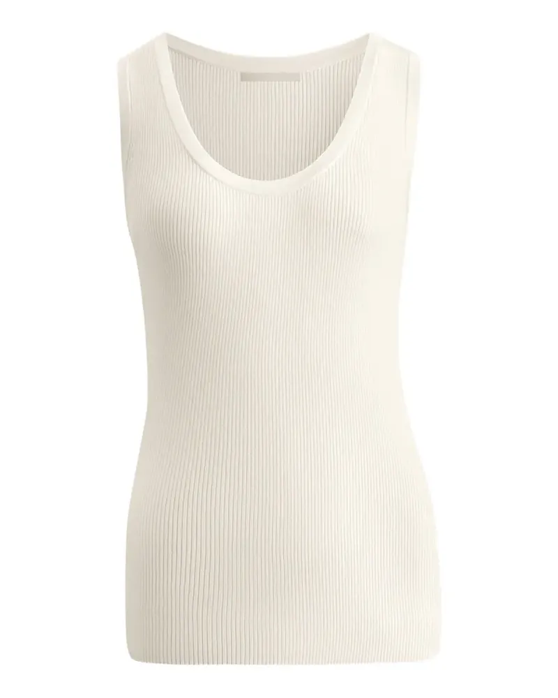 12 STOREEZ Zoe ribbed tank top - Nude Nude