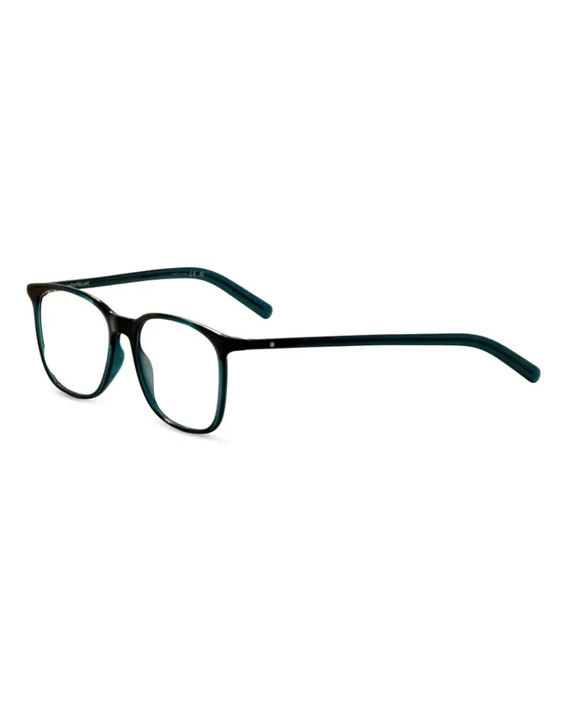 Montblanc Brille mit eckigem Gestell - Grün Grün