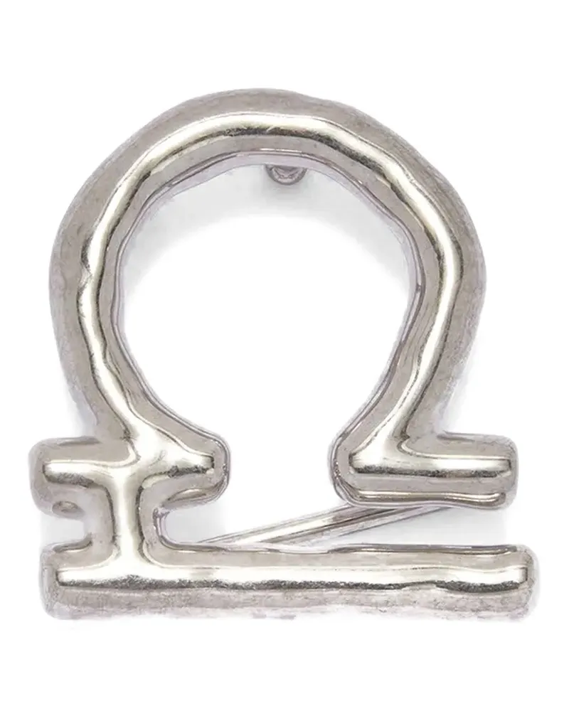 Jil Sander Zodiac Libra Schnalle - Silber Silber