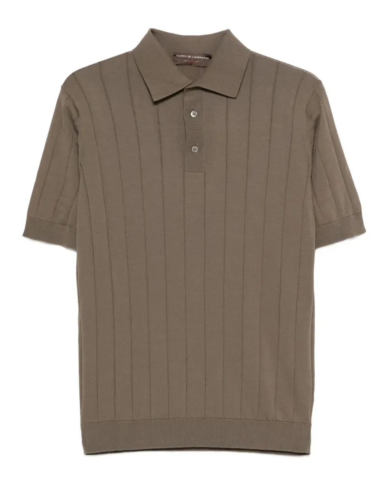 Filippo de Laurentiis Geripptes Poloshirt - Grün Grün