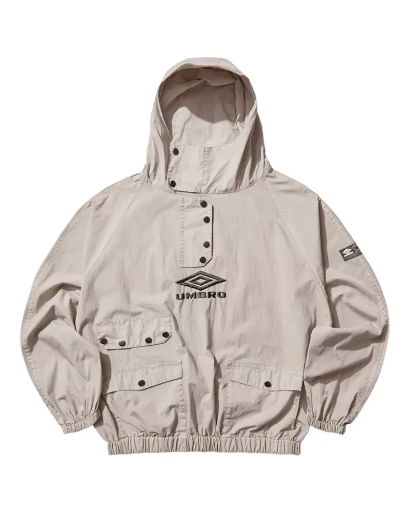 Umbro hooded flap-pocket jacket - Nude Nude