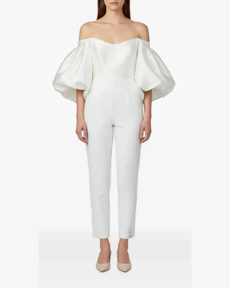 Solace London Alba jumpsuit - Weiß Weiß