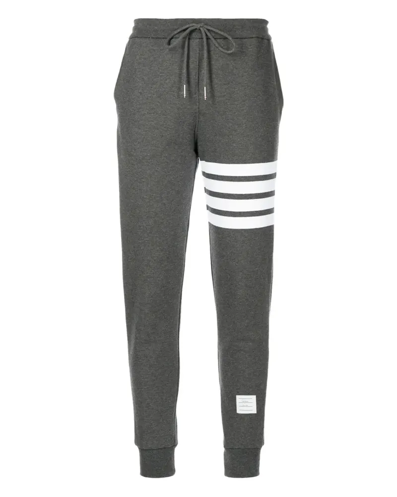 Thom Browne Gestreifte Jogginghose - Grau Grau