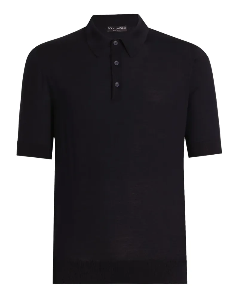 Dolce & Gabbana Poloshirt mit kurzen Ärmeln - Blau Blau