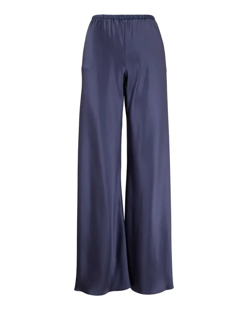 Peter Cohen silk palazzo trousers - Blau Blau