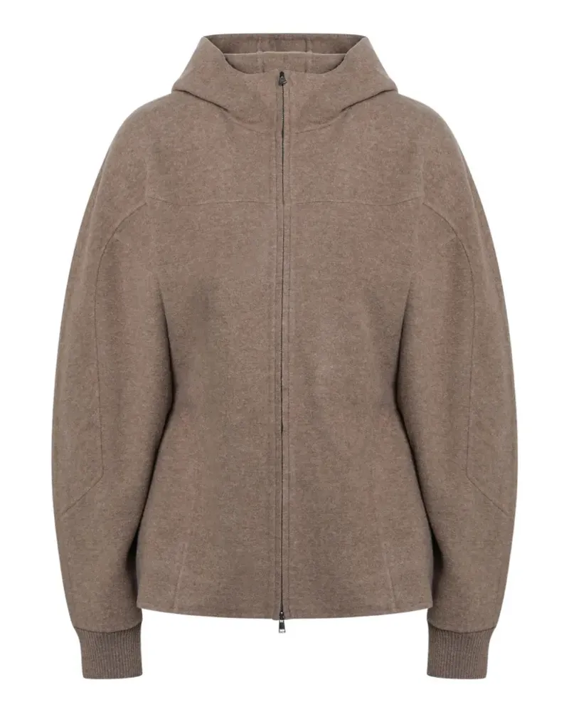 Max Mara Sweatshirt aus Woll-Kaschmirjersey - Beige - Nude Nude