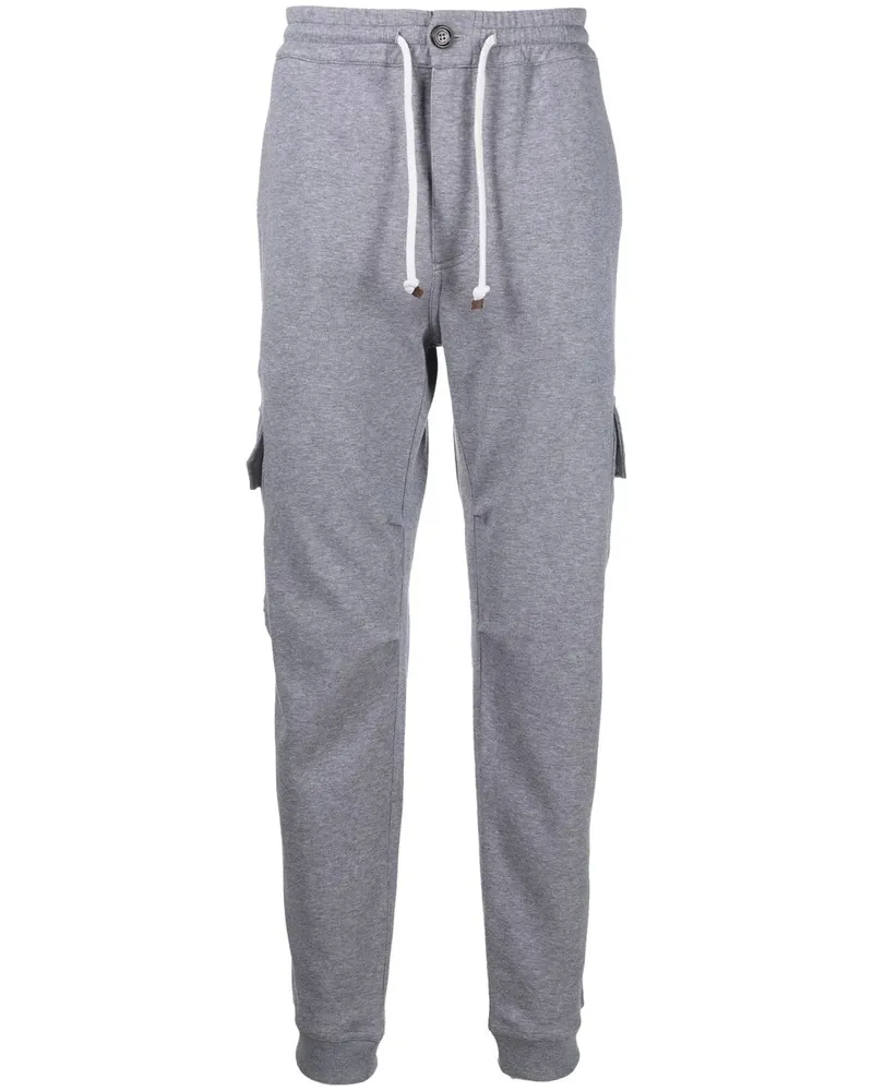 Brunello Cucinelli Jogginghose mit Cargotaschen - Grau Grau