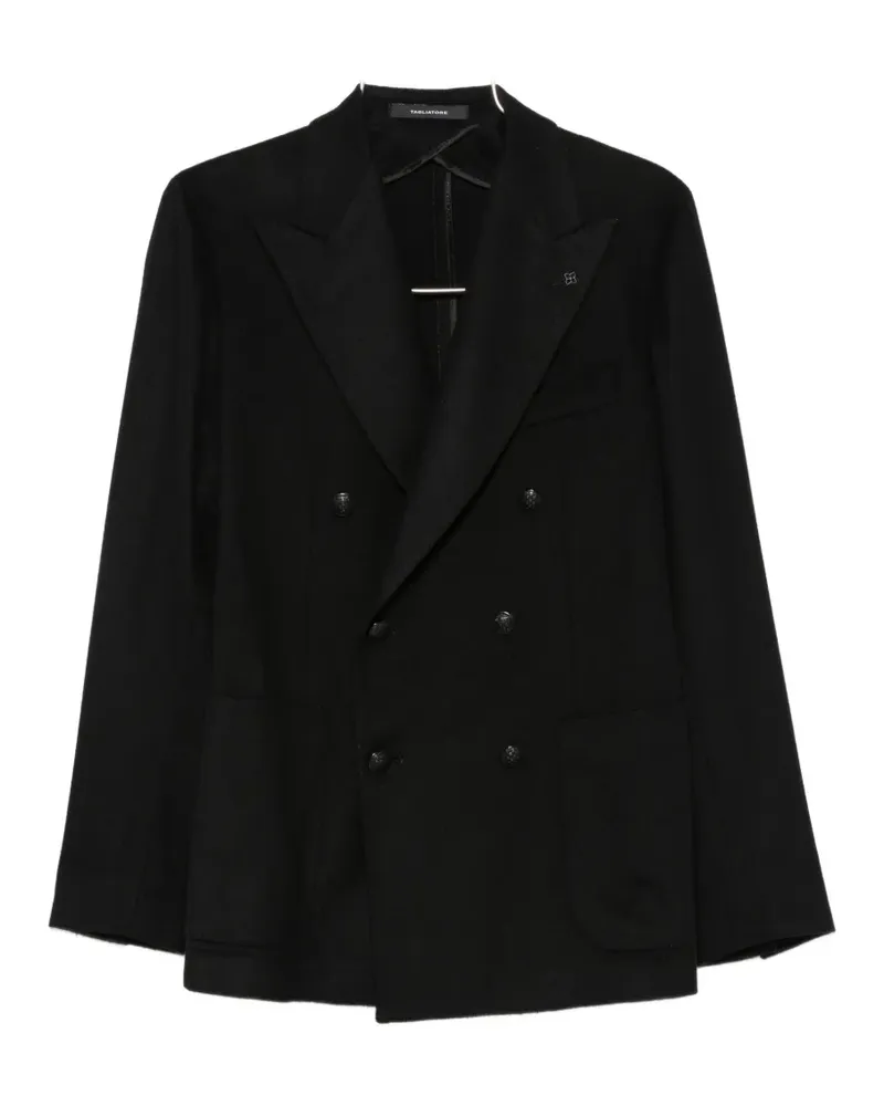 Tagliatore double-breasted tailored jacket - Schwarz Schwarz
