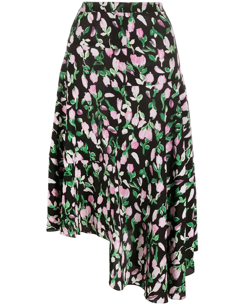 Marni Asymmetrischer Rock - Schwarz Schwarz