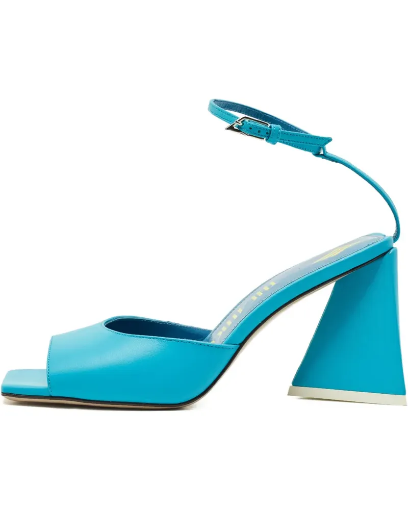 ATTICO Piper leather sandals - Blau Blau