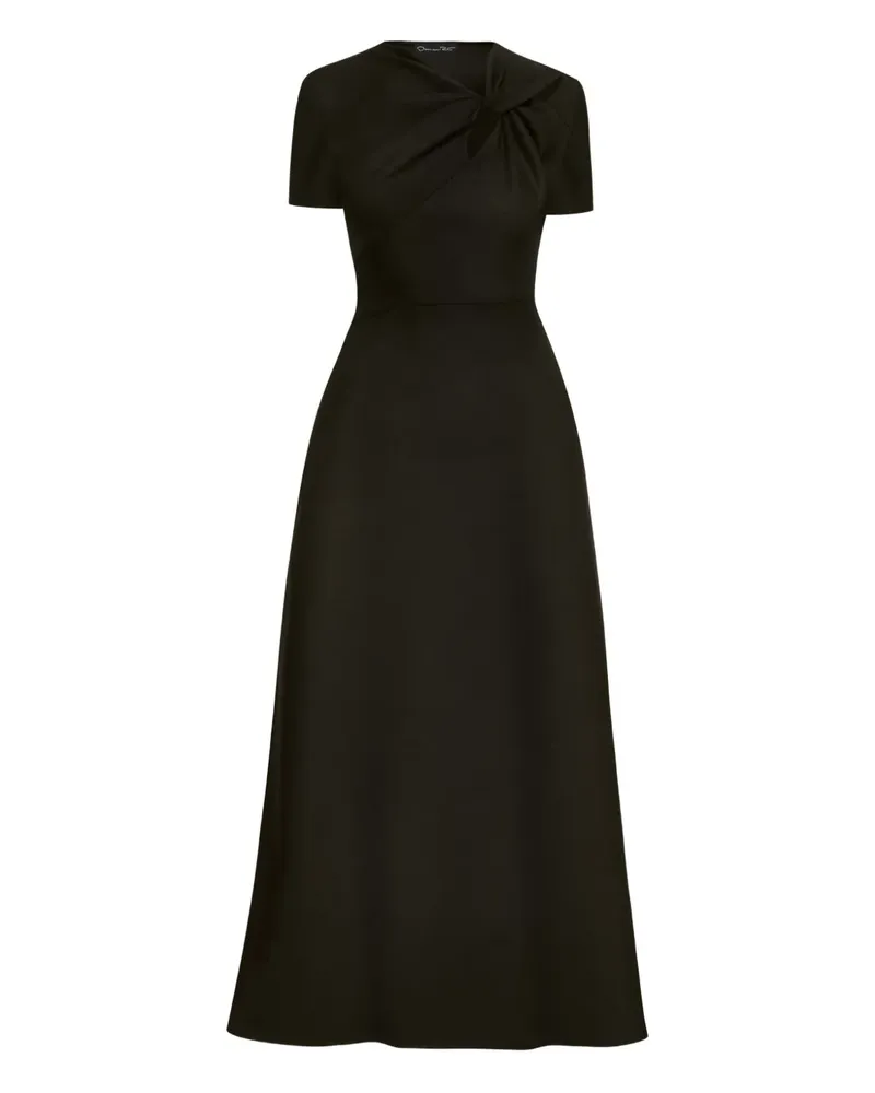 Oscar de la Renta Kleid mit Twist-Detail - Schwarz Schwarz