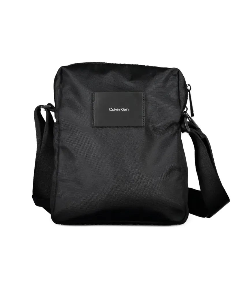 Calvin Klein Kuriertasche mit Logo-Patch - Schwarz Schwarz
