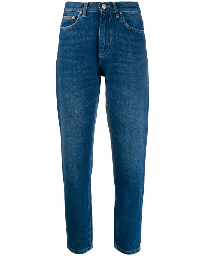 Carhartt WIP Page' Cropped-Jeans - Blau Blau