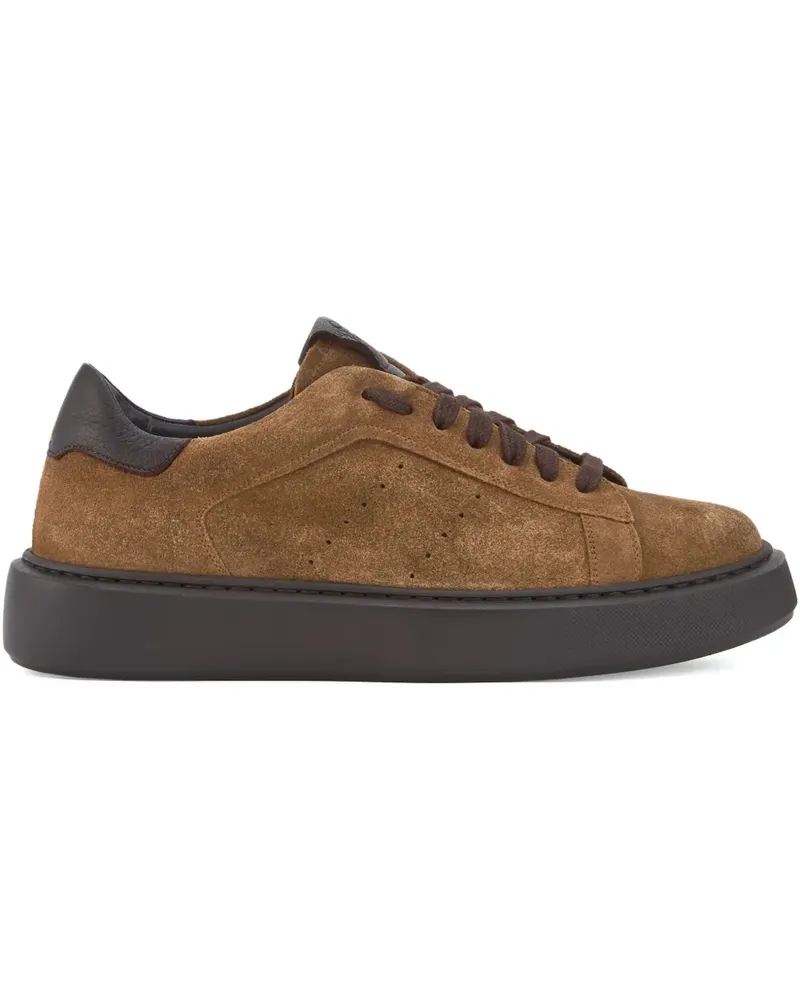 CALCE Sneakers mit Plateau - Braun Braun