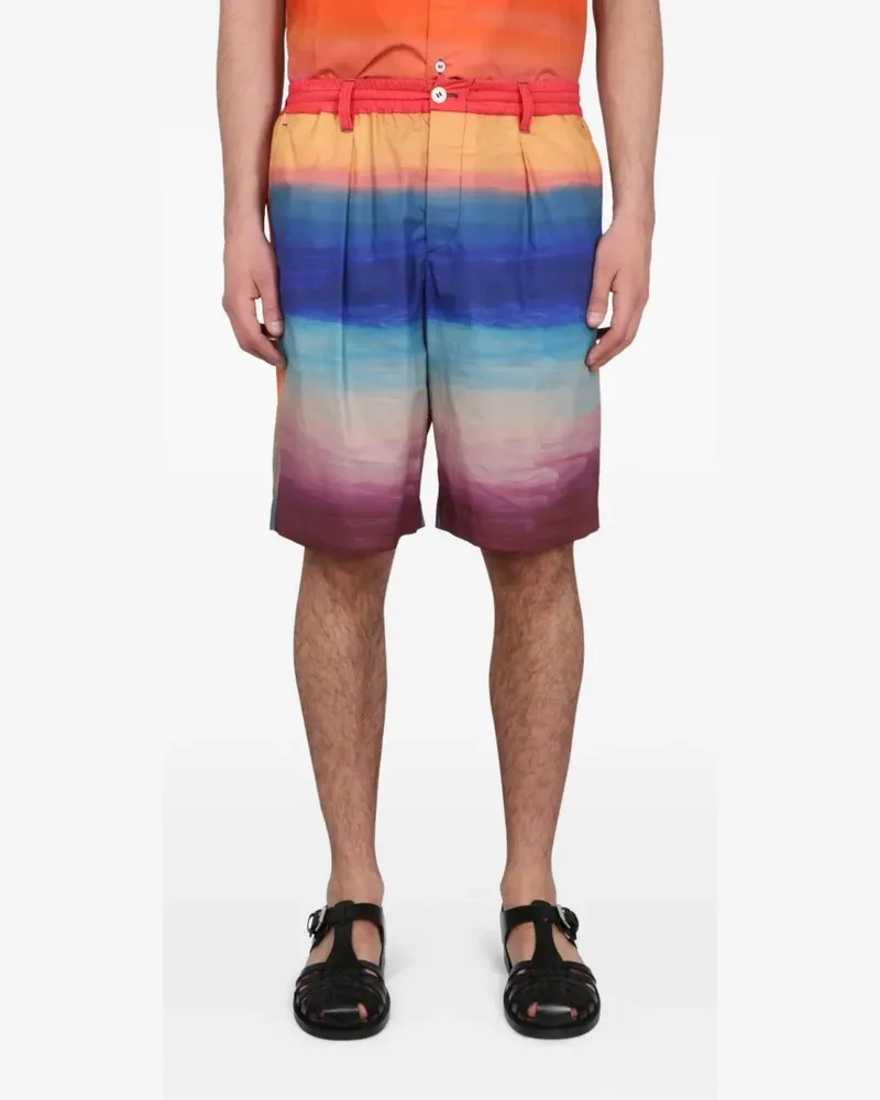 Marni cotton bermuda shorts - Orange Orange