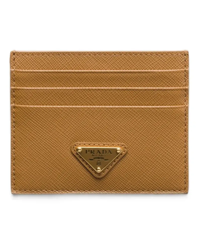 Prada Kartenetui aus Saffiano-Leder - Orange Orange