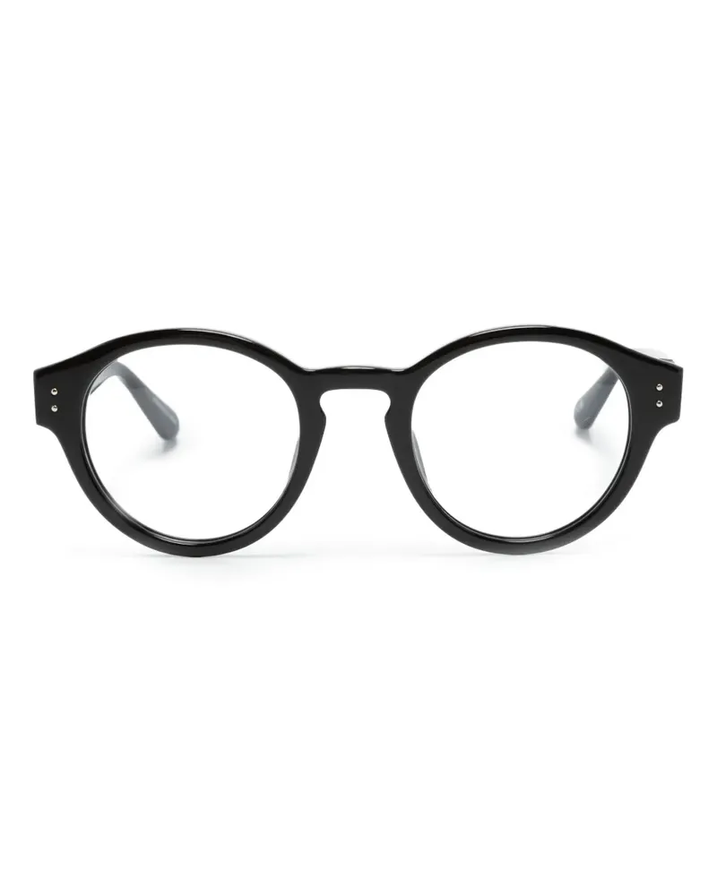 Linda Farrow Musa Brille mit Panto-Gestell - Schwarz Schwarz