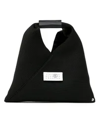 Maison Margiela Netz-Shopper mit Nummern Schwarz