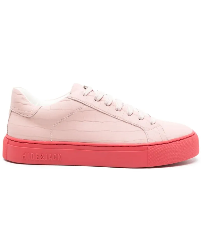 Hide & Jack Essence Croco Sneakers Rosa