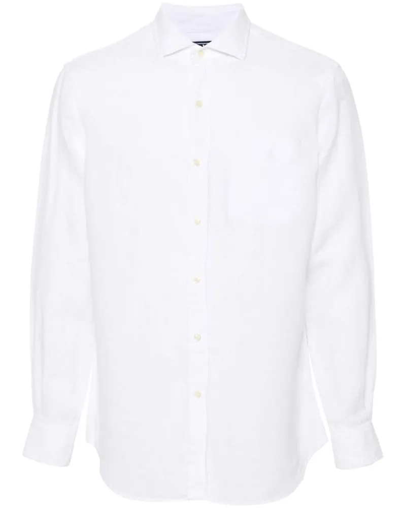 Ralph Lauren Hemd mit Polo Pony Weiß