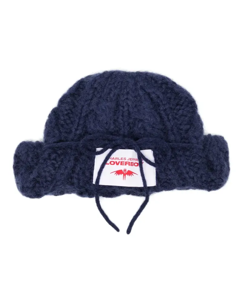 Charles Jeffrey Loverboy Chunky Fliegermütze - Blau Blau