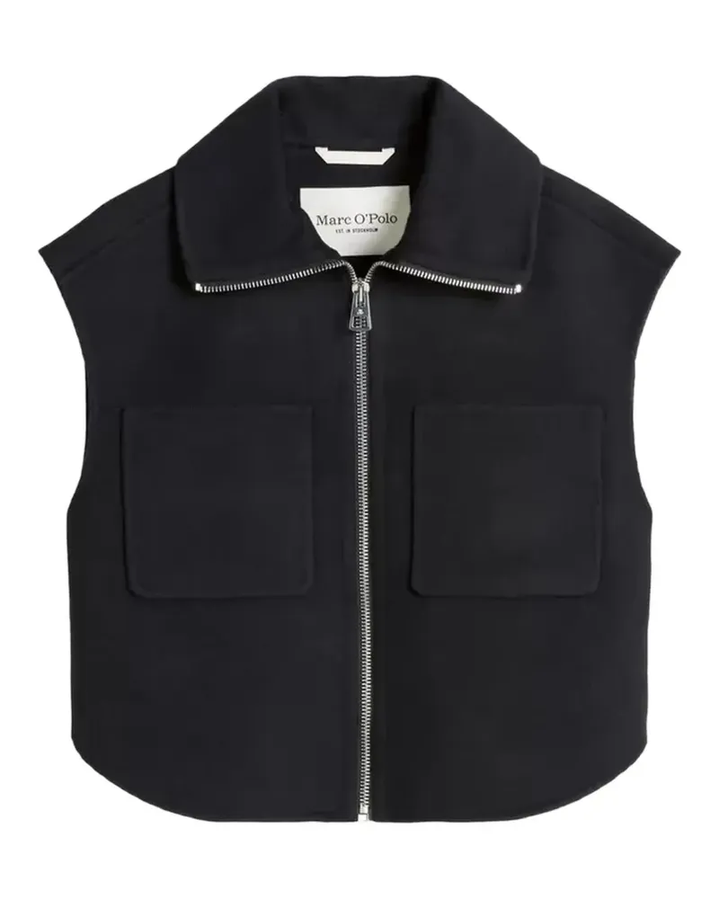 Marc O'Polo zip pockets outdoor vest - Blau Blau