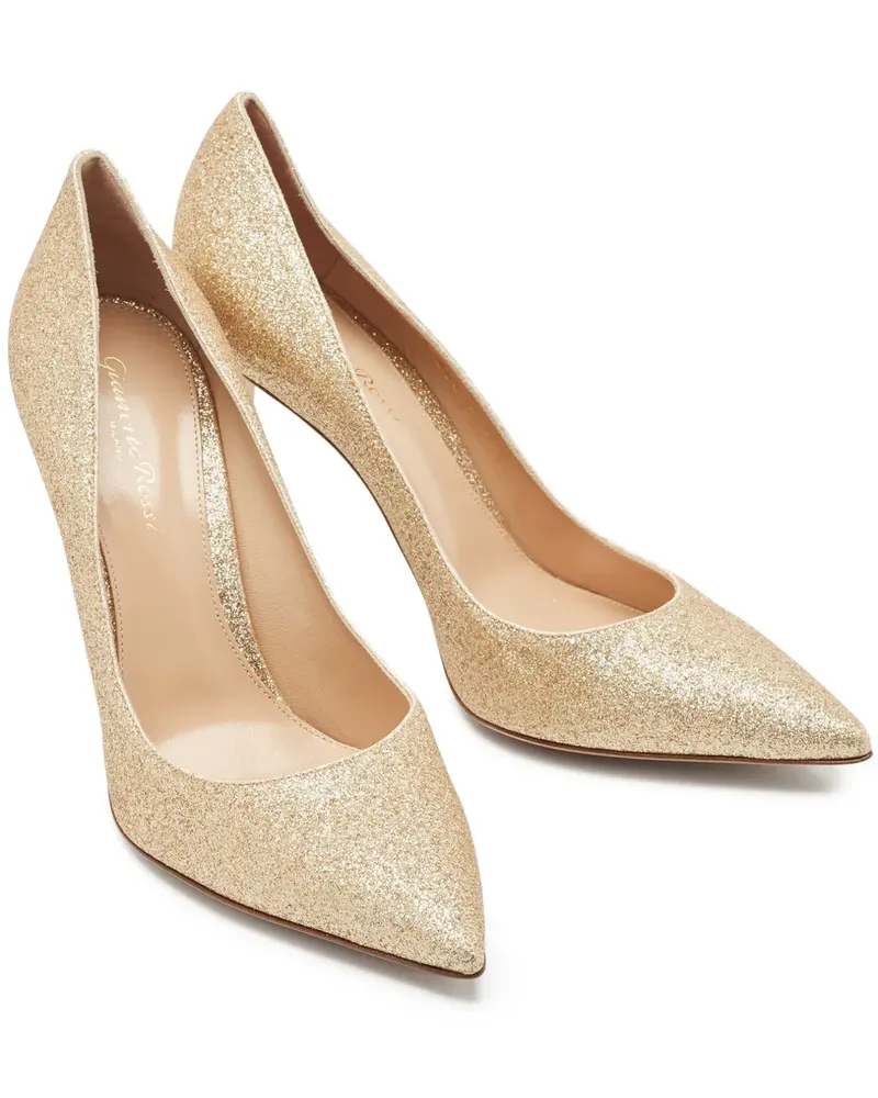 Gianvito Rossi Gianvito Pumps mit Glitter - Gold Gold