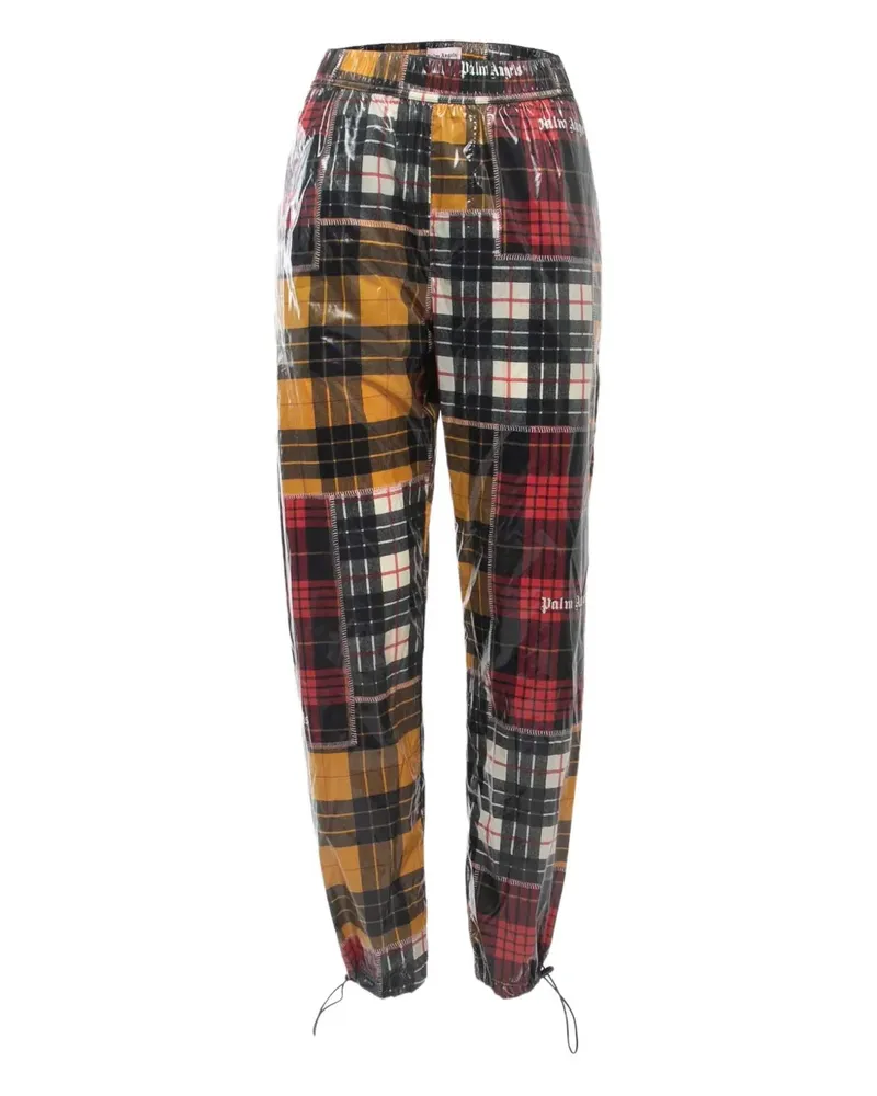 Palm Angels Hose mit Patchwork-Print - Rot Rot