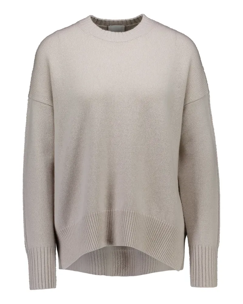 ALLUDE Pullover mit Rundhalsausschnitt - Braun Braun