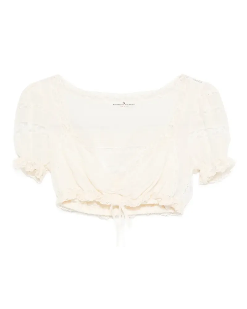 Ermanno Scervino Oberteil mit Kordelzug - Nude Nude