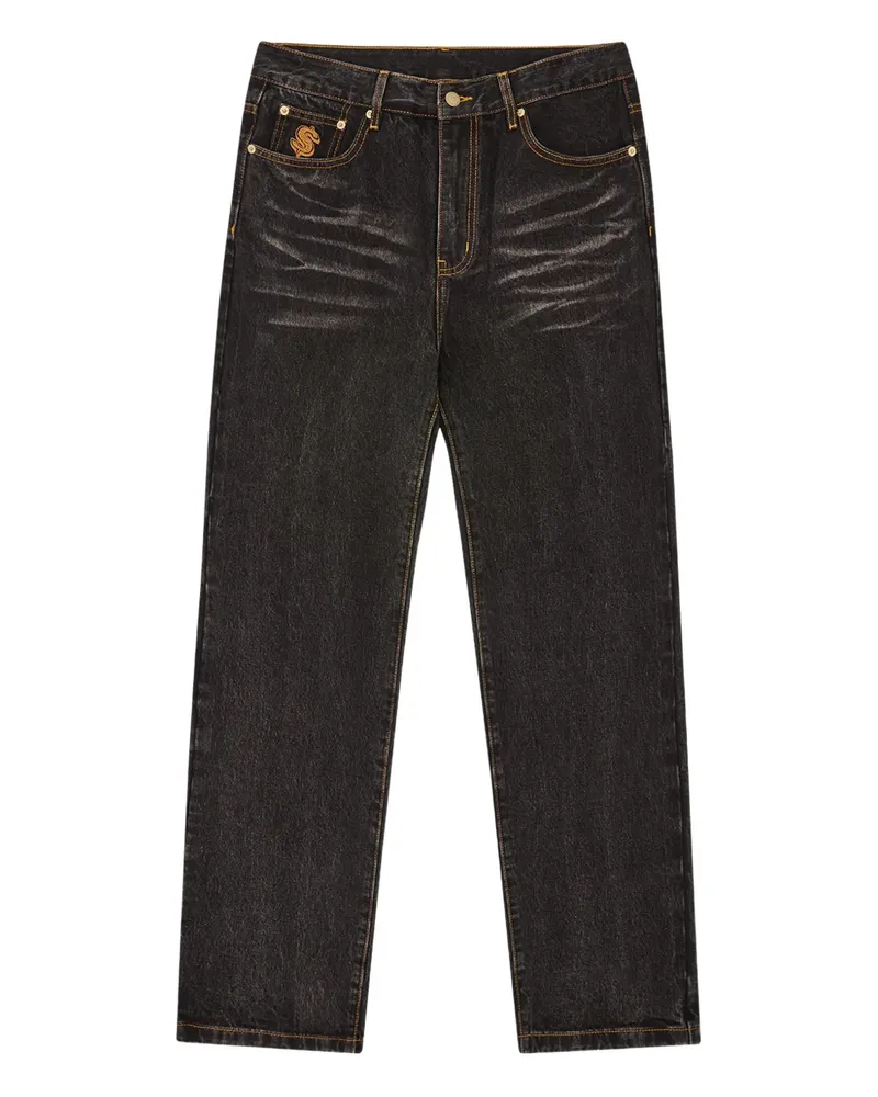 Billionaire Boys Club embroidered jeans - Schwarz Schwarz