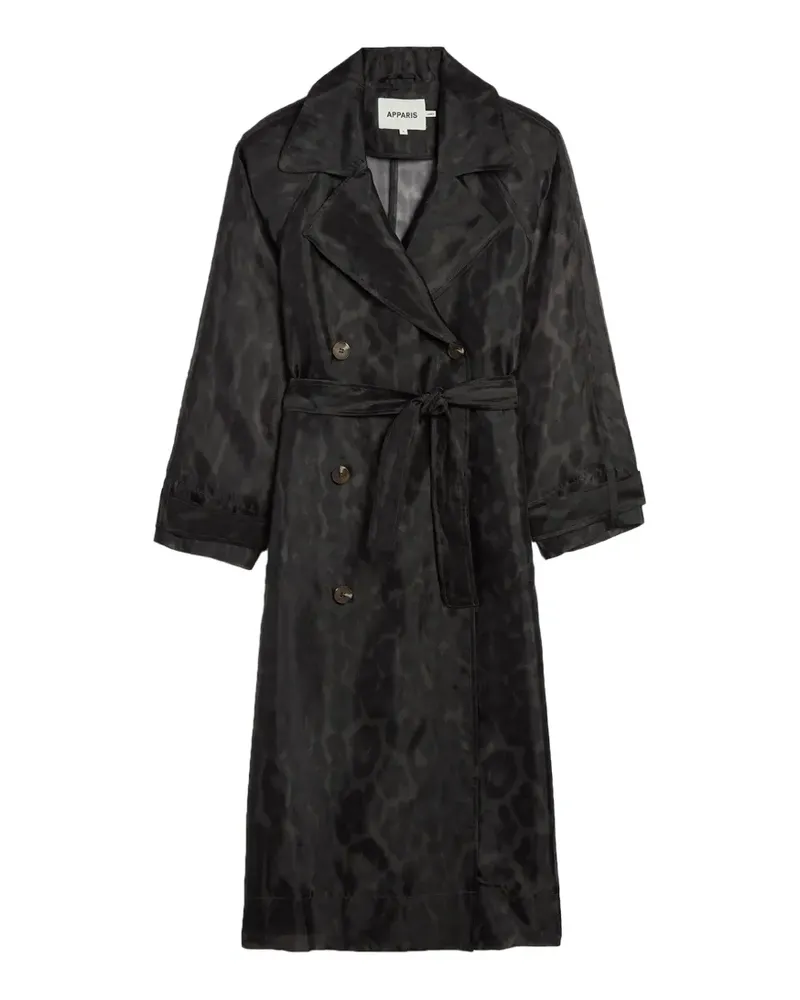 APPARIS Lana belted trench coat - Schwarz Schwarz