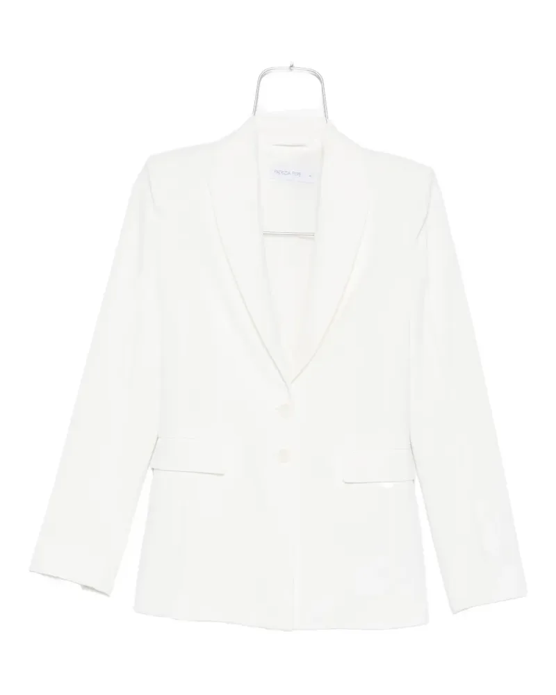 Patrizia Pepe single-breasted blazer - Weiß Weiß
