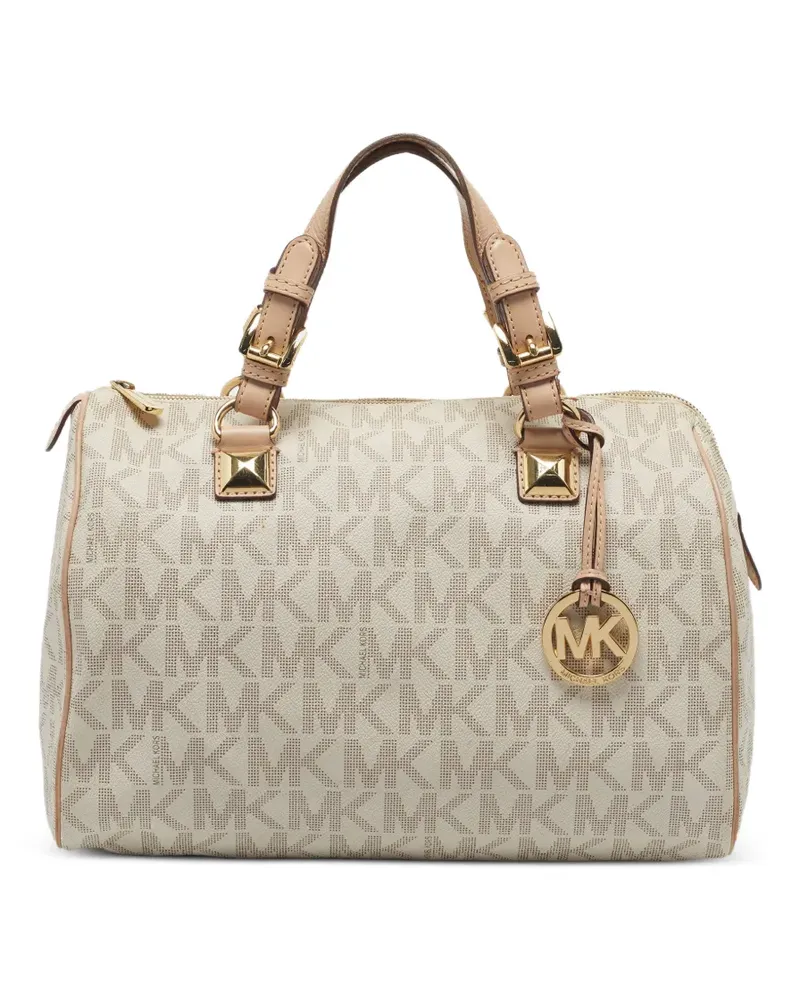 Michael Kors Grayson Boston Tote Bag - Nude Nude